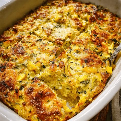 Easy Yellow Squash and Zucchini Casserole Recipe