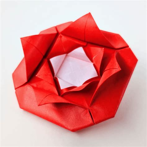 Image result for Origami Rose Tutorial