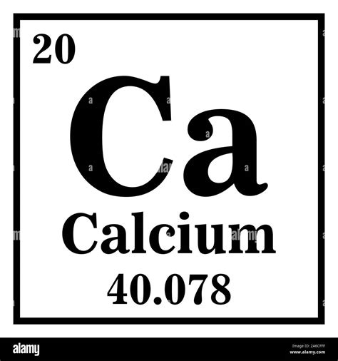 Calcium Periodic Table of the Elements Vector illustration eps 10 Stock Vector Image & Art - Alamy