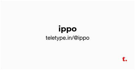 @ippo — Teletype