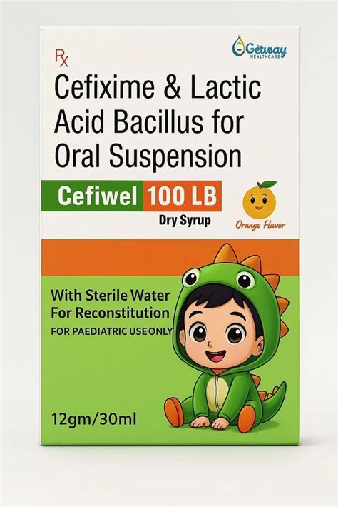Paediatric Range - Cefixime And Lactic Acid Bacillus for oral ...
