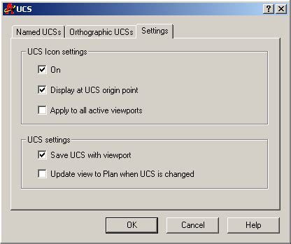 Image result for AutoCAD UCS Icon Setting