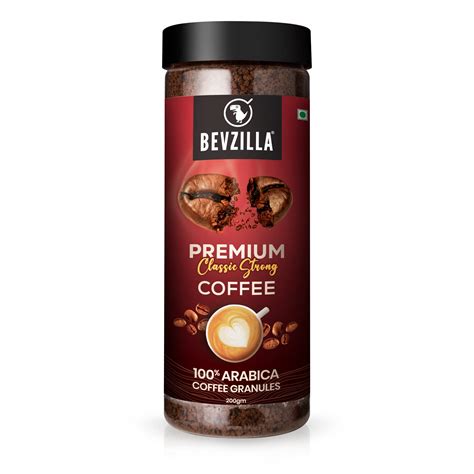 Bevzilla 200 Gram 100% Arabica Instant Classic Strong Coffee Powder ...