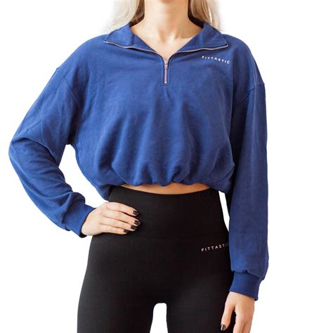 Zip-up trui Midnight blue - Fittastic Sportswear