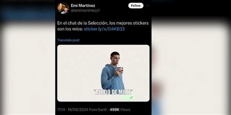 El Dibu Martínez mostró la captura de un chat con sus compañeros de la ...