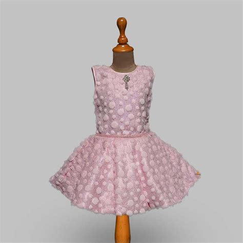 Party Wear Frock For Baby Girls Front View