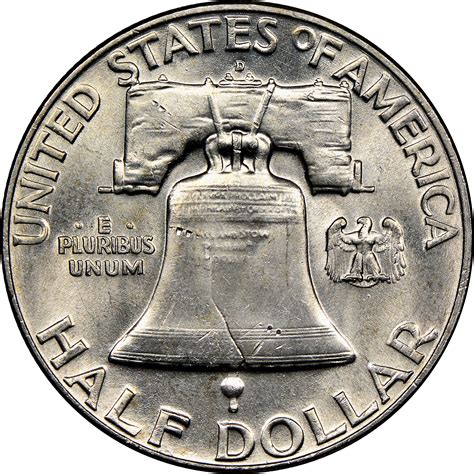 At the price 1960 - D United States Benjamin Franklin Half Dollar .50 ...