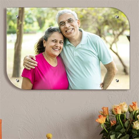 Premium Acrylic Wall Photo Frame for Birthdays Gift – Paper Plane Design