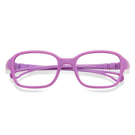 Buy Blue-Block Kids Computer Glasses: Matte Purple Full Rim Square Kids ...