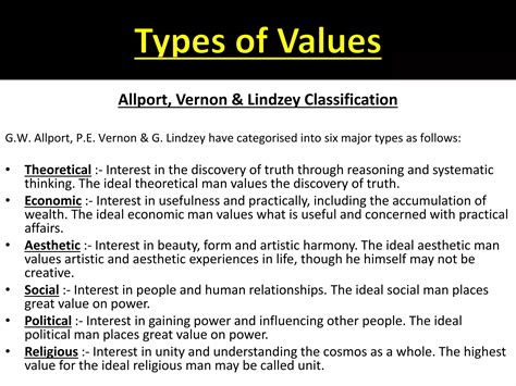 Values - Organisational Behaviour | PPTX - importance of values in organisational behaviour