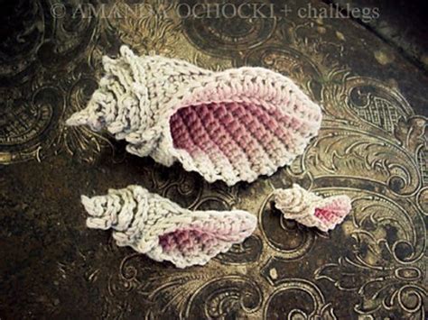 Image result for Conch Sea Shell Crochet Pattern