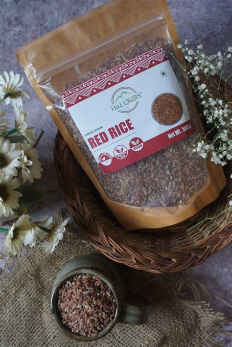 Buy Himalayan Red Rice - 500gms | Hill Crops - My Pahadi Dukan
