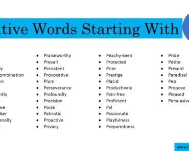 Positive words that begin with P Archives - EngDic