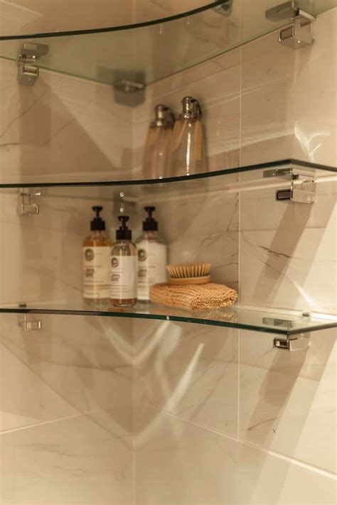 28 Shower Shelf Ideas To Style and Organize Your Bathroom