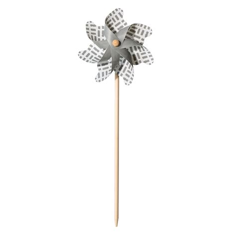 Ty Pennington Grey Print Whirligig, 19"
