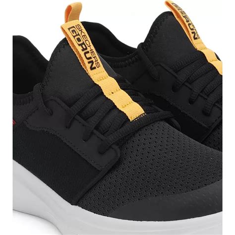 SKECHERS Go Run Fast - Steadfast Running Shoes For Men (Black) (55109 ...