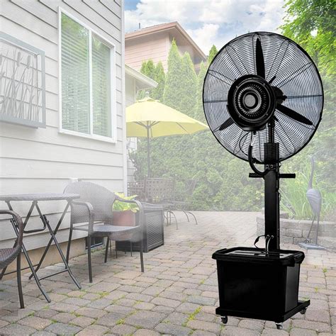 Outdoor Pedestal Fans Industrial NEW Outdoor Misting Oscillating