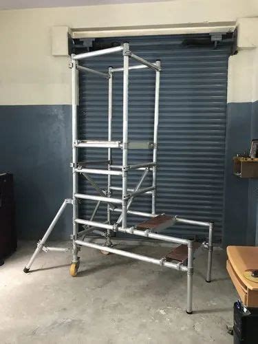 Aluminium Scaffolding Tower And Ladder - 05.30 Meter Aluminium Mobile ...