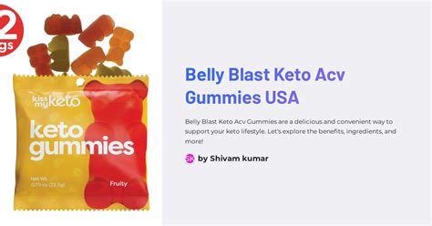 Belly Blast Keto Acv Gummies USA