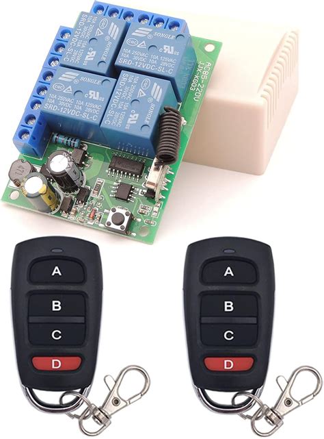 Buy DieseRC Universal Wireless Remote Control Switch AC 240V 230V 220V ...