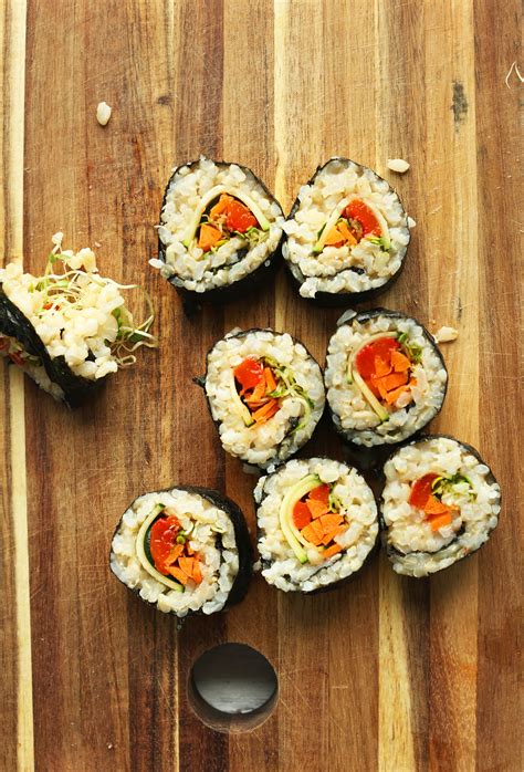 Veggie Brown Rice Sushi - Remediya