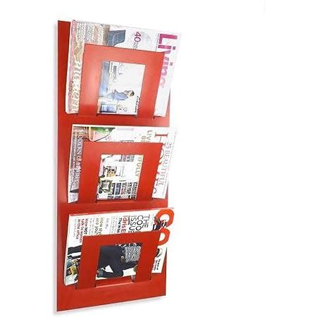The Magazine Holder 3 Tier- Metalic Grey (New) : Amazon.in: Home & Kitchen