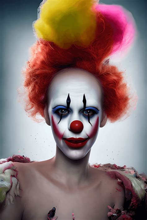 Pretty Clown Face Paint