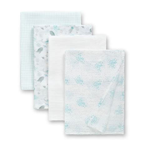 Amazon.com : Delta Children 100% Cotton Muslin Baby Receiving Blankets ...