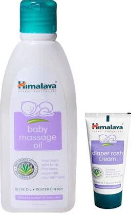 Himalaya Herbals Herbals Baby Massage Oil (200ml)+Himalaya Diaper Rash ...