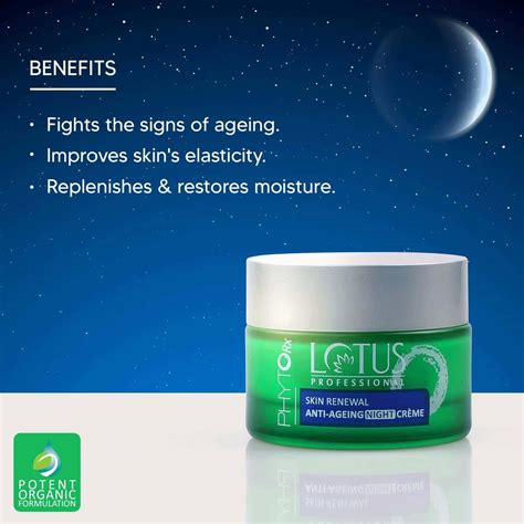 Buy LOTUS PROFESSIONAL PHYTO RX SKIN RENEWAL ANTI AGEING NIGHT CREAM ...