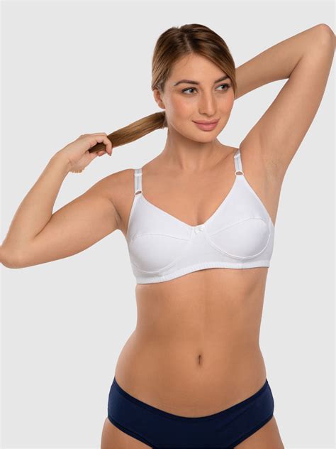 Daisy Dee T.Blue and White Non Padded Non-Wired Full C | Lovable India