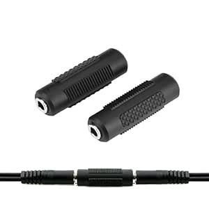 SP Electron (Pack of 2) 3.5mm Female to Female Stereo Audio Jack ...