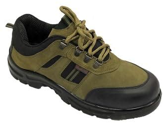 Buy RIKIN Executive Sporty Safety Shoes | Brown, Size: 4 at Amazon.in