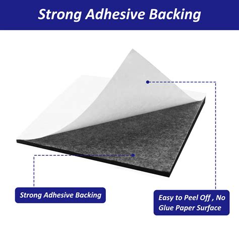 Buy Foam Padding Sheets with Adhesive Backing - Self Stick Neoprene ...