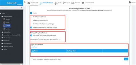 Image result for Android Policy Manager Bar Code