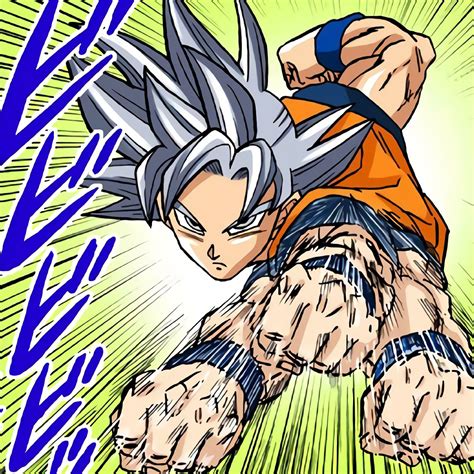 Goku Manga Panels Colored