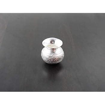 Buy Gift Tree German Silver Elephant Leg Bowl Kumkum Pooja Article ...