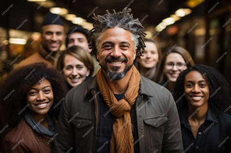 Premium AI Image | a group of people of different nationalities such as ...