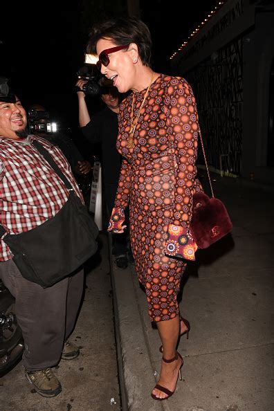 Momager Kris Jenner looks flawless in a see-through dress as she heads ...