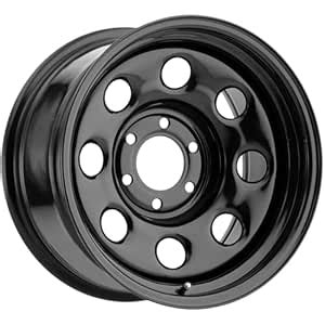 Vision 85 Soft 8 Black Wheel with Painted Finish (15x8"/6x139.7mm ...
