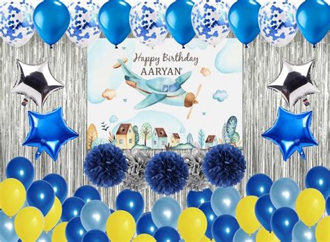 Buy Hot Air Kids Birthday Party Decoration Party Kit | Thememyparty ...