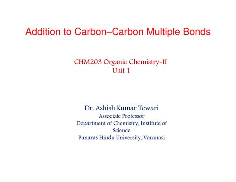 Syllabus 30063128202004 14035642 - Addition to CarbonAddition to Carbon ...