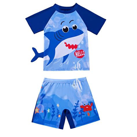 FINALGANG Child Toddler Boy Swimsuit Swimwear 3 Piece Boys Swim Set ...