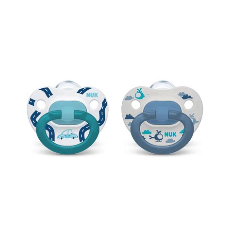 NUK Orthodontic Pacifiers Blue 18-36 Months Pack of 2 – Yaxa Colombia