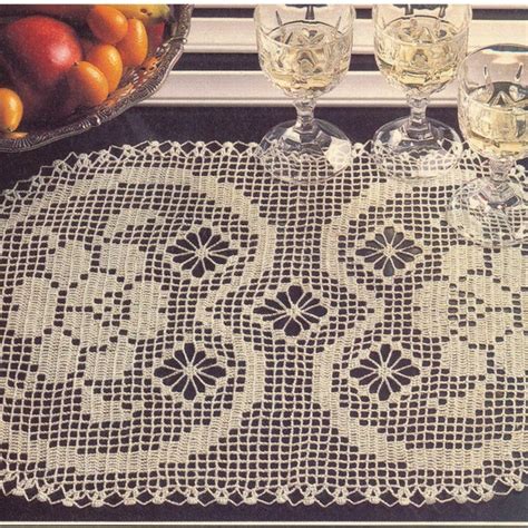 Image result for How to Crochet a Table Mat Using Threads