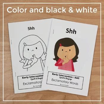 Early Intervention Book for Speech Therapy | Early Literacy | Apraxia | Shh