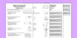 Year 2 Subtraction Word Problems Worksheets