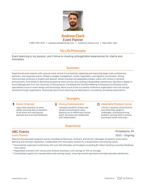 3 Event Planner Resume Examples & How-To Guide for 2024