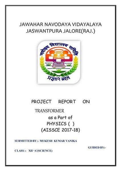 Innovative Science Project Class 12 的图像结果