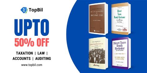 Law and taxation books at 40% Discount